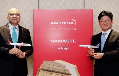 ایئر انڈیا نے جاپان کی آل نیپان ایئرویز کے ساتھ کوڈ شیئر معاہدے پر دستخط کیے
